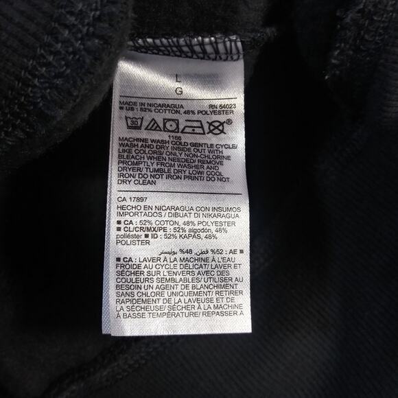 Old Navy Logo Saturday Panther Gray Long Sleeve Sweat Shirt Size L - Picture 6 of 7